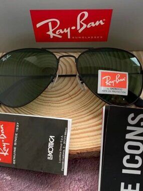 Ray-Ban 3025 Green Aviator Sunglasses 58mm